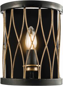 Endon vintage fali lámpa heston barna matt fekete end61499