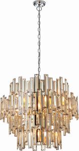 Endon glamour modern függeszték viviana króm pezsgő end72746