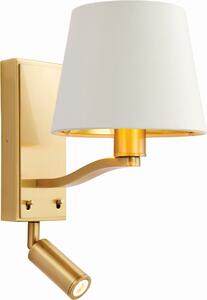 Endon glamour modern fali lámpa harvey antik fehér arany end69092