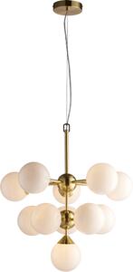 Endon glamour modern függeszték oscar fehér szálcsiszolt réz end76500