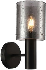 Italux modern fali lámpa sardo rain fekete füstös itxwl-5581-1a-bkrnsg
