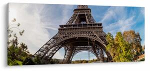 Kép - Eiffel-torony színes (120x50 cm)