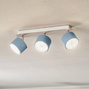 Eko-Light Cloudy mennyezeti spotlámpa, 3 izzós, kék, dimmelhető, Kék, Nappali / Étkező, fém, Fiatalos életstílus