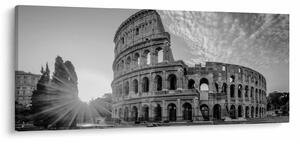 Kép - Colosseum Rómában, fekete-fehér (120x50 cm)