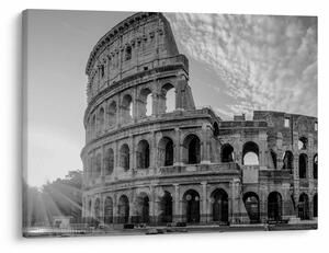Kép - Colosseum Rómában, fekete-fehér (70x50 cm)