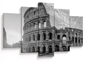 Kép - Colosseum Rómában, fekete-fehér (150x105 cm)