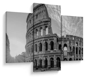 Kép - Colosseum Rómában, fekete-fehér (90x60 cm)