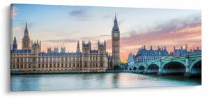 Kép - London pasztell színekben (120x50 cm)