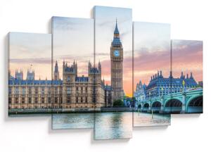 Kép - London pasztell színekben (150x105 cm)
