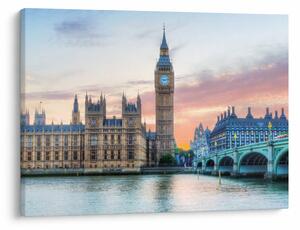 Kép - London pasztell színekben (70x50 cm)