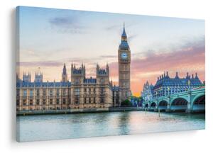 Kép - London pasztell színekben (90x60 cm)