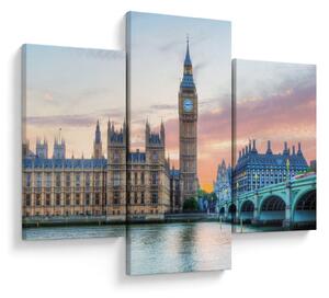 Kép - London pasztell színekben (90x60 cm)