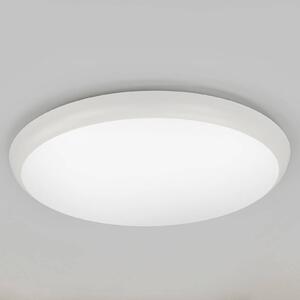 Arcchio LED mennyezeti lámpa Augustin, Ø 40 cm, 4.000 K, IP54, Fehér / opál, Fürdőszoba, Műanyag, Modern