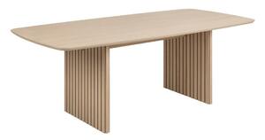 Asztal Oakland 1025, Tölgy, 75x105x220cm, Közepes sűrűségű farostlemez, Természetes fa furnér