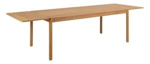 Asztal Oakland 1023, Tölgy, 75x100x200cm, Hosszabbíthatóság, Természetes fa furnér