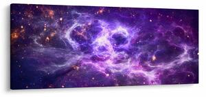 Kép - Lila Univerzum (120x50 cm)