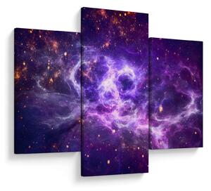Kép - Lila Univerzum (90x60 cm)
