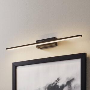 MCJ LED fali lámpa Miroir 60 cm fekete 3000K, Fekete, Fürdőszoba, Alumínium, Modern