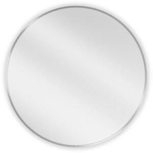 Mexen Loft kerek fürdőszobai tükör 70 cm, inox keret - 9850-070-070-000-10
