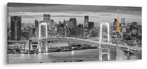 Kép - A nagyváros a sárga toronnyal (120x50 cm)