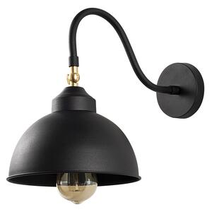 Sağlam - 3742 Enteriőr dizájn Fali lámpa Fekete 21x32x28 cm