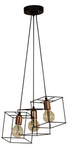 Fellini - MR-651 Enteriőr dizájn Csillár Fekete Réz 40x15x110 cm