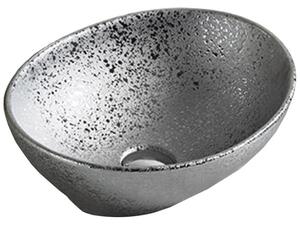 Mexen Elza 41 x 33 cm-es pultra szerelhető mosdó, ezüst - 21014052