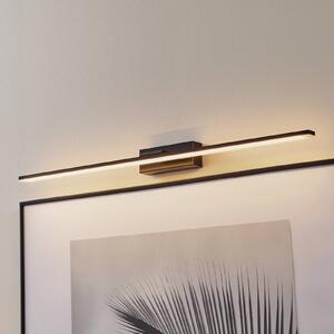 MCJ LED fali lámpa Miroir 80 cm fekete 3000K, Fekete, Fürdőszoba, Alumínium, Modern