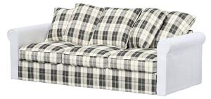 Kanapéhuzat Grönlid 3 személyes IKEA kanapéhoz termék színe fekete szövet fonott, mintás