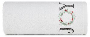 Pamut karácsonyi törölköző JOY fehér Šírka: 50 cm | Dĺžka: 90 cm
