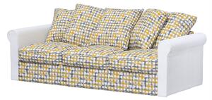 Kanapéhuzat Grönlid 3 személyes IKEA kanapéhoz termék színe kék szövet fonott, mintás