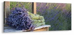 Kép - Levendula csokrok (120x50 cm)