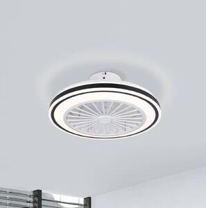 Mennyezeti ventilátor Almeria LED CCT fehér/fekete