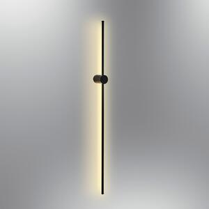 L1177 - Black Enteriőr dizájn Fali lámpa Fekete 6x121x121 cm