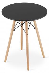 OSLO fekete asztal étkezőgarnitúra 1 + 2 YORK OSAKA szék
