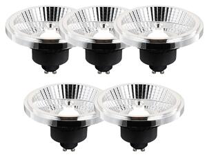 5 db-os GU10 3 fokozatban szabályozható LED izzó AR111 10W 800 lm 2700 - 3700K