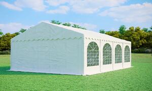 Party sátor 8x8 m MAX 2 m - tűzálló szín fehér