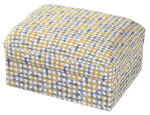 Grönlid puff huzat – IKEA-kompatibilisGrönlid puff huzat – IKEA-kompatibilis termék színe kék szövet fonott, mintás