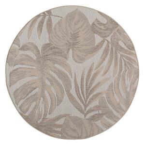 Bézs kerek kültéri-beltéri szőnyeg ø 120 cm Desert 1302 – Ayyildiz Carpets