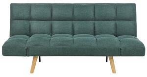 Zöld kárpitozott kanapéágy INGARO