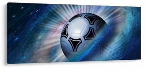 Kép - Futball a térben (120x50 cm)