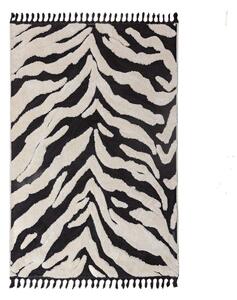 Fekete-fehér szőnyeg 133x190 cm Esra Zebra – Flair Rugs
