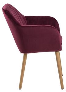 Stílusos szék Nashira - vörös VIC
