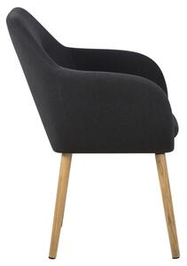 Stílusos szék Nashira - sötétszürke