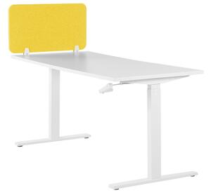 Sárga asztali térelválasztó 72 x 40 cm WALLY