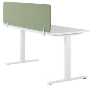 Zöld asztali térelválasztó 130 x 40 cm WALLY