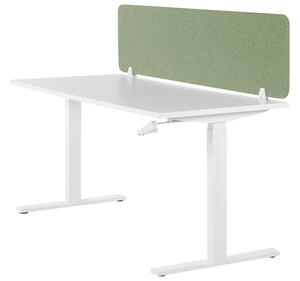 Zöld asztali térelválasztó 130 x 40 cm WALLY