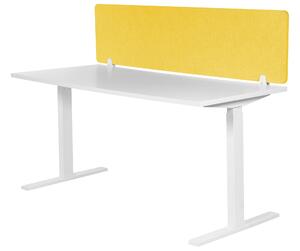 Sárga asztali térelválasztó 130 x 40 cm WALLY