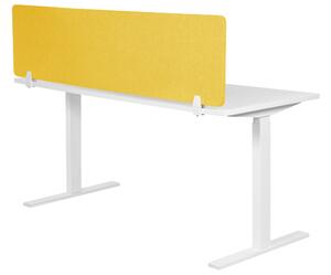 Sárga asztali térelválasztó 130 x 40 cm WALLY
