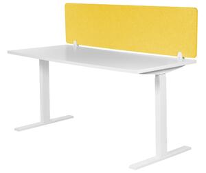 Sárga asztali térelválasztó 160 x 40 cm WALLY